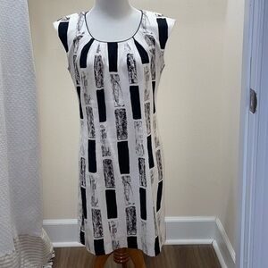 Black & White Shift Dress